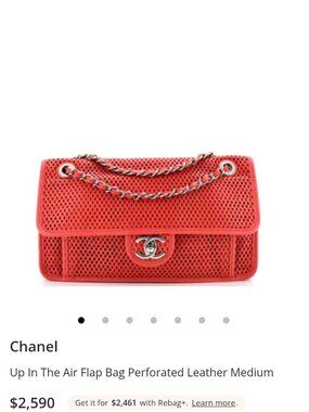 Quick sale: Chanel Up In The Air Flap Bag – Perforated Leather (Medium)